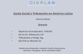 Gasto Social y Tributación en América Latina - …cieplan.org/media/actividades/archivos/4/Gasto_Social_y... · Distribución del Gasto Social en los países con Focalización Progresiva