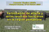 Fertilización de alfalfa y otros recursos forrajeros en la ...lacs.ipni.net/beagle/LACS-1117&f=Trenque Lauquen Pasturas y Verdeo… · Fertilización de alfalfa y ... Rentabilidad;