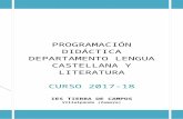 Programación didáctica Lengua Castellana y …iestierradecampos.centros.educa.jcyl.es/sitio/upload/... · Web view... en la que habrá un único examen de todo el contenido y que