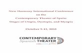 October 9-12, 2018 - usi.edu · la identidad de los gneros , la teoría de teatro y la dinámica social y política que vivimos. Fue honrada como ealumna sobresaliente de estudios