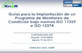 Guías para la Implantación de un Programa de … · Guías para la Implantación de un Programa de Monitoreo de Condición bajo normas ISO 17359 e ISO 13374 _____ CONFIABILIDAD.NET