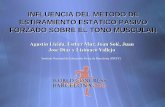 INFLUENCIA DEL METODO DE ESTIRAMIENTO … Lleida.pdf · Los estiramientos estáticos comprimen los capilares e interrumpen la vasculación Freiwald (1999) Antes Johansson et al. (1999)