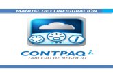 MANUAL DE CONFIGURACIÓN - contpaqi.com · Bienvenido a CONTPAQ i® Tablero de Negocio, la herramienta que te ayudará a tener total control de tu negocio, a través de consultas