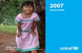 UNICEF Panamá 2007©s de UNICEF en países industrializados, empresas privadas, la venta de tarjetas y productos y aportes de personas que quieren un mundo mejor para los niños y