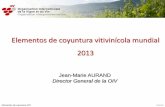 Elementos de coyuntura vitivinícola mundial 2013 - …. Agronomos/ACTUALIDADES/P1.1 Coyuntura... · NOTA: Los datos sobre el comercio mundial proceden de GTA,(Global Trade Atlas),