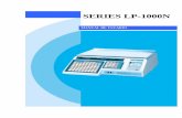 SERIES LP 1.6 SERIES LP-1000N - cas-usa.com Spanish... · Mecanismo de impresión . 3. Operación . Operaciones en Modo REG Pesaje Simple ... Multi-etiquetas Auto-impresión (AUTO