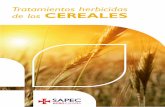 Tratamientos herbicidas de los CEREALES - SAPEC … · • Admite mezcla con otros herbicidas de cereales, menos con hormonales. En caso de realizarse ambos tratamientos se debe dejar