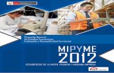 MIPYME 2012 - perucam.com · 30056, “ley que modifica diversas leyes para facilitar la inversión, impulsar el desarrollo productivo y crecimiento empresarial”. Esa ley tiene