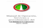 Manual de Operación, Servicios y procedimientos deltransparencia.jamayjalisco.gob.mx/INFORMACIÓN DE LA PAGINA... · Carta de recomendación. ... Pago de certificación simple en