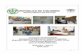 REPUBLICA DE COLOMBIA - mineducacion.gov.co · resultados de los pruebas externas (Saber e Icfes), el plan de apoyo de la Secretaria de Educación y plan Educativo Municipal 20040-2007.