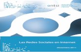 Las Redes Sociales en Internet - ontsi.red.es · las redes sociales en internet 5 4. motivaciones, usos e influencia en las redes sociales por internet 82 5. conocimiento y uso de