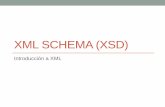 XML Schema (XSD) - cs.buap.mxmtovar/doc/WSO/XML_XSD.pdf · XML Schema: Introducción Un archivo XML Schema: • Define los elementos que pueden aparecer en un documento • Define
