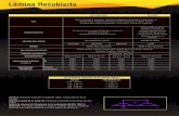 GALVANIZADO ALUZINC - arme.com.coarme.com.co/wp-content/uploads/2016/01/Lamina-Recubierta.pdf · Partes expuestas a intemperie, industria de Regrigeración Comercial, señalización
