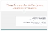 Distrofia muscular de Duchenne Diagnóstico y manejo · 3. ↑ transaminasas inexplicable 1. Producción por el músculo 4. Determinación CK 1. ↑ x10-100 ¿Cómo lo diagnosticamos?