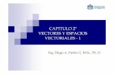 Vectores Espacios Vectoriales - diegopat.ueuo.comdiegopat.ueuo.com/presentaciones/semana_3_lin.pdf · La definición depende del campo F sobre el cual se especifica el espacio. ...