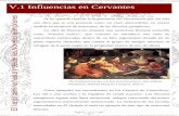 V.1 Influencias en Cervantes - Universidad de Castilla · La obra de Boccaccio muestra una estructura literaria conocida como “historia marco”, que consiste en introducir una