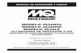 MODELO JS36H55 MODELO JS36H90 MODELO …service.multiquip.com/pdfs/JS36H55-JS36H90-JS36LE-rev-3-spanish... · El sílice es un componente básico de la arena, ... Diagrama de cableado