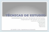 TÉCNICAS DE ESTUDIO - IES Ramón y Cajal - …iesramonycajal.es/assets/tecnicas_de_estudio_ii.pdf · Señala las ideas principales, y sólo las secundarias que sean imprescindibles.