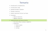 Temario - arantxa.ii.uam.esarantxa.ii.uam.es/~castells/docencia/edat/7-implementacion.pdf · – Actualización: inserción, modificación, eliminación Optimizaciones para hacer
