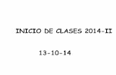 INICIO DE CLASES 2014-II 13-10-14 - Universidad … DE MATERIALES MAG. DANTE CALDERON HUAMANI 3:50-4:40 pm METEREOLOGIA Y CLIMATOLOGIA RESISTENCIA DE MATERIALES ANALISIS POR INSTRUMENTACION