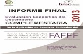 INFORME FINAL DE EVALUACIÓN ESPECÍFICA DEL …ihacienda.chihuahua.gob.mx/tfiscal/indtfisc/reseval13/INFORMEFINAL... · INFORME FINAL DE EVALUACIÓN ESPECÍFICA DEL DESEMPEÑO FAFEF