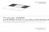 ProLab 2000 pH/ISE/O2/conductibilidad - si-analytics.com · En el presente manual las teclas están ... representado por una raya a continuación del ... El display gráfico puede