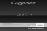 Gigaset C530 IPgse.gigaset.com/fileadmin/legacy-assets/CustomerCare/Manuals/C5x/C... · y secos a una temperatura comprendida entre +5 °C y +45 °C. ¤ Coloque la estación base