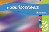 Catálogo de publiCaCiones - publications.paho.orgpublications.paho.org/spanish/catalogo_2009_resolucion_baja.pdf · confiable en salud pública con ... sAlud pÚblicA en lAs AmÉricAs.