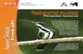 Biodiversidad en zonas cafeteras de Colombia …biblioteca.cenicafe.org/bitstream/10778/469/1/avt0444.pdf · estrecho (entre 1.000 y 2.000 metros aproximadamente), esta cifra, 1 ...
