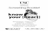 Screening Booklet - uscassp.comuscassp.com/downloads/OpHeart/Operation Heart - Spanish.pdf · Las buenas noticias es que hay pasos que puede tomar para mantener ... Como puedo bajar