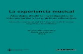La experiencia musical - leem.fba.unlp.edu.arleem.fba.unlp.edu.ar/wp-content/uploads/sites/7/2017/09/13_ECCOM... · La experiencia musical : abordajes desde la investigación, la