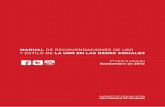 Manual de recomendaciones de uso y estilo de la UGR …ablancoh/manualredessocialesugr.pdf · Manual de recomendaciones de uso y estilo de la UGR en las redes sociales Universidad