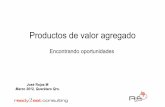 Productos de valor agregado - USAPEEC Méxicousapeec.org.mx/publicaciones/presentaciones/pdf/productos_de_valor... · La encuesta dice... Conociendo al consumidor, ¿ En qué forma
