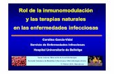 Rol de la inmunomodulación y las terapias naturales …€¦ · Rol de la inmunomodulación y terapias naturales ... 8652 pacientes; edad media 75 años P