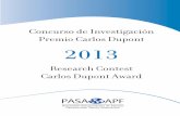 Concurso de Investigación Premio Carlos Dupont 2013 … · nuclea a compañías afianzadoras, aseguradoras de crédito y reaseguradoras de fianza y de crédito de todo el mundo.