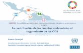 Sesión 10. Necesidades y desafíos para elaborar ... · Contribución de las cuentas ambientales al seguimiento de los ODS • Las Cuentas de Flujos de Materiales (MFA) proveen la