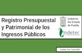 Registro Presupuestal Gobierno Del Estado y Patrimonial de …cacep.puebla.gob.mx/images/eventos/Registro_Presupuestal_y... · Las Constituciones de las Entidades Federativas Ley