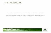 MUNICIPIO DE HUASCA DE OCAMPO, HGO. …huasca.hidalgo.gob.mx/descargables/transparencia/PBR.pdf · II. Planear, organizar y coordinar el sistema de control y evaluación municipal;