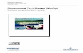 Rosemount TankMaster WinOpi - emerson.com€™s... · medidores de tanques (RTG), Unidades de comunicación de campo (FCU) y Unidades de adquisición de datos (DAU) para recoger