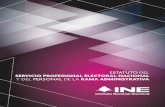 ESTATUTO DEL SERVICIO PROFESIONAL ELECTORAL NACIONAL Y …sitios.ine.mx/archivos3/portal/historico/recursos/IFE-v2/DESPE/... · de los derechos, obligaciones y prohibiciones ... del