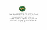 BANCO CENTRAL DE HONDURAS - unstats.un.orgunstats.un.org/UNSD/tradeserv/Workshops/Panama/ESA-STAT-AC-107 … · escritos (periódicos, revistas y similares). 5. Informaciòn de encuestas