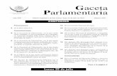 Gaceta Parlamentariagaceta.diputados.gob.mx/PDF/63/2016/jul/20160725.pdf · De la Mesa Directiva Comunicaciones De la Secretaría de Gobernación, con la que remite oficio mediante