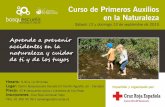 Curso de Primeros Auxilios en la Naturaleza - …bosquescuela.com/wp-content/uploads/2014/12/CursoPrimerosAuxilios… · Cadena de supervivencia universal. 3. Pautas de actuación