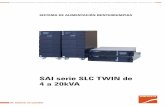 SAI serie SLC TWIN de 4 a 20kVA - salicru.com · a tener en cuenta. 4.3. desembalaje y comprobaciÓn del contenido. 4.4. instalaciÓn del cableado de entrada y salida y la protecciÓn