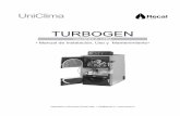 Libretto Turbogen STEP giu.2007 spagna - recal.cl TURBOGEN.pdf · − con el generador en marcha (puerta depósito leña cerrada), el disco cierra el conducto obligando al gas de