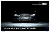 Nuevo Audi A4 y Audi A4 Avant · que activa o desactiva cada LED en cuestión de ... Las tres zonas de aire acondicionado separadas permiten ... del accidente a la central de emergencias
