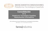 de la Plataforma Tecnológica Española Medicamentos … · Actividades de la UII: Diagnóstico a entidades Gestión y coordinación Plan de Actuaciones 2008-2010. 4 III Conferencia