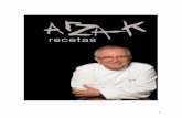  · 3 ÍNDICE DE ARZAK Alcachofas fritas con berberechos, jamón y vinagreta de pavo Anchoas marinadas a la sidra con vinagreta de guindillas y coco Anchoas a la …