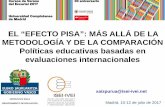 EL “EFECTO PISA”: MÁS ALLÁ DE LA METODOLOGÍA Y DE LA ... · Chile Extremadura Murcia Eslovenia Gráfico . ... Expresan que hay un desfase entre los objetivos de las leyes educativas