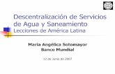 Descentralización de Servicios de Agua y Saneamientositeresources.worldbank.org/EXTWAT/Resources/4602122-1215104787… · Ecuador (